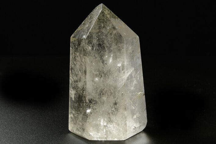 Polished Clear Quartz Crystal Tower - Madagascar #383853